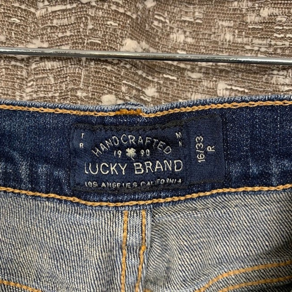 Lucky Brand Sweet N Straight Denim Jeans Mid Rise Women's 16/33 - Picture 6 of 13